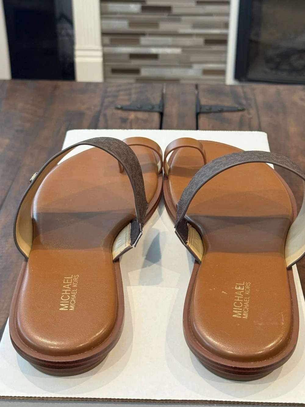 MICHAEL Michael Kors August Flat Sandal (NWOT)